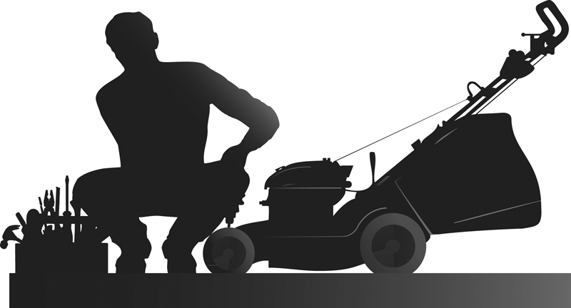 Lawn machines and maintenance