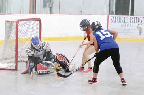 Blue lead the pack in the CWBHL