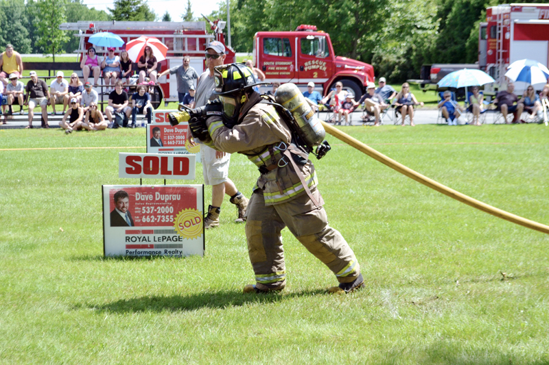 Firefighter challenge heats up Ingleside