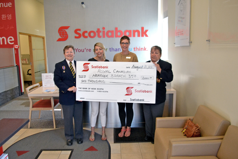 Scotiabank donation to Finch Legion