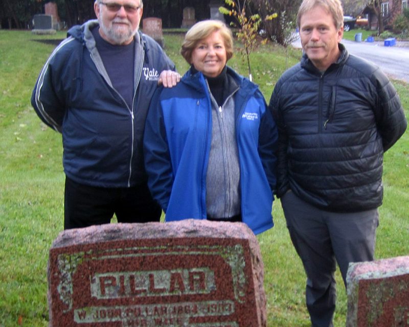 Four generations of Pillar ancestors resting in Russell cemetery