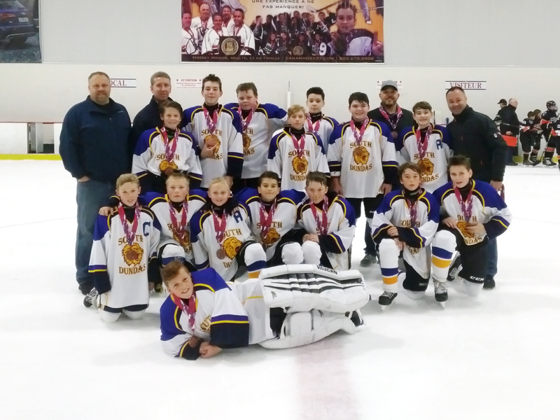 SD Peewee B Rep Lions win bronze medals