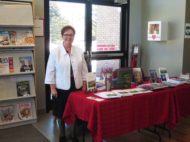 Alberte Villeneuve-Sinclair launches book in Russell