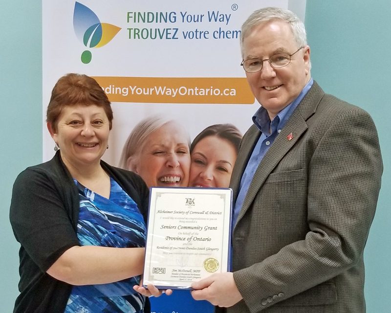 Provincial grant helps local areas become Dementia Friendly Communities