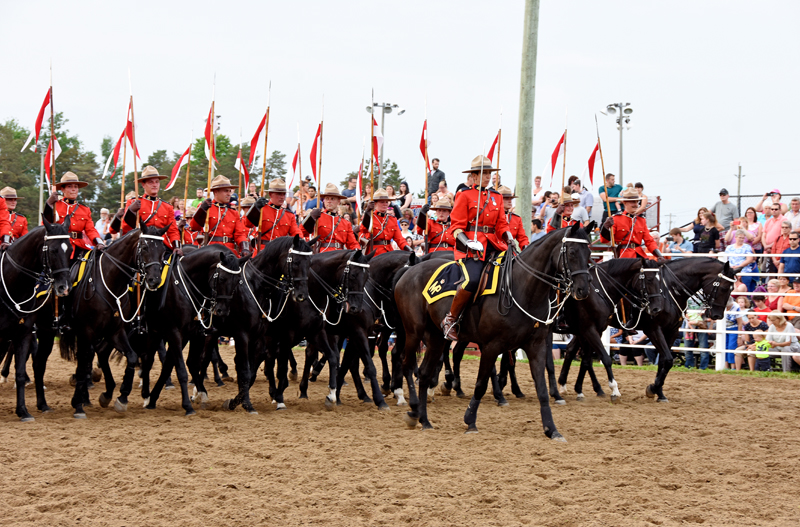 RCMP Musical Ride event and Canadian Canines pay tribute to Pitre