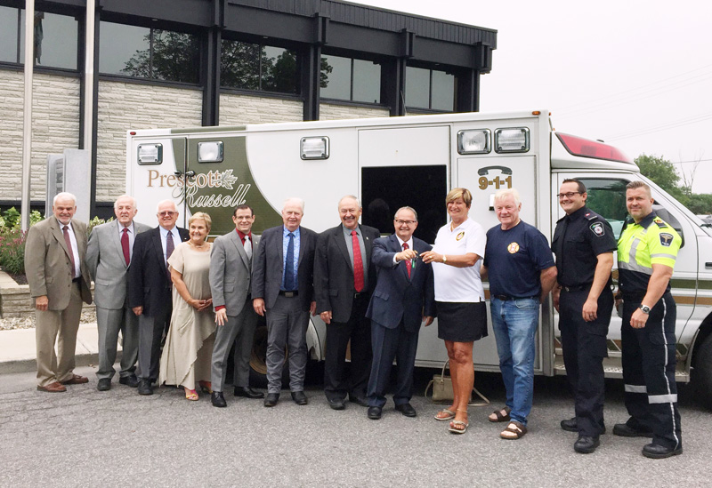 Prescott Russell donates ambulance to FWB Canada