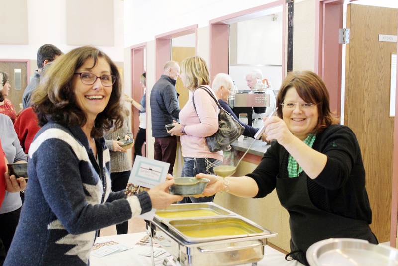 Empty Bowls, full plates