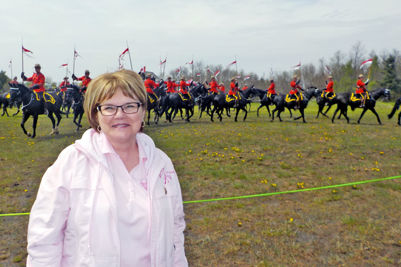 Thresher power! Musical Ride musters $6,500 for cancer campaign