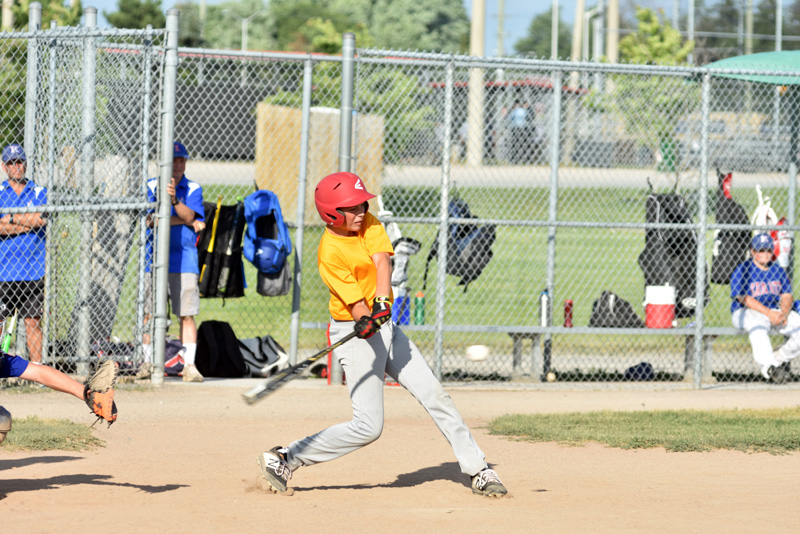 Junior Pioneers suffer in heat to the Cubs