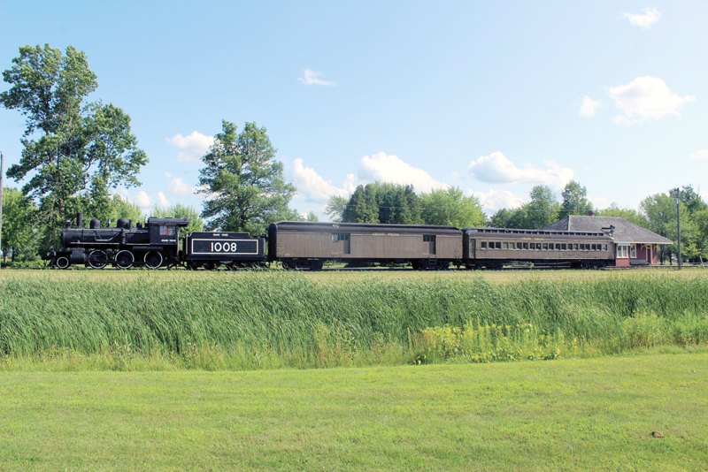 Historic train moving?