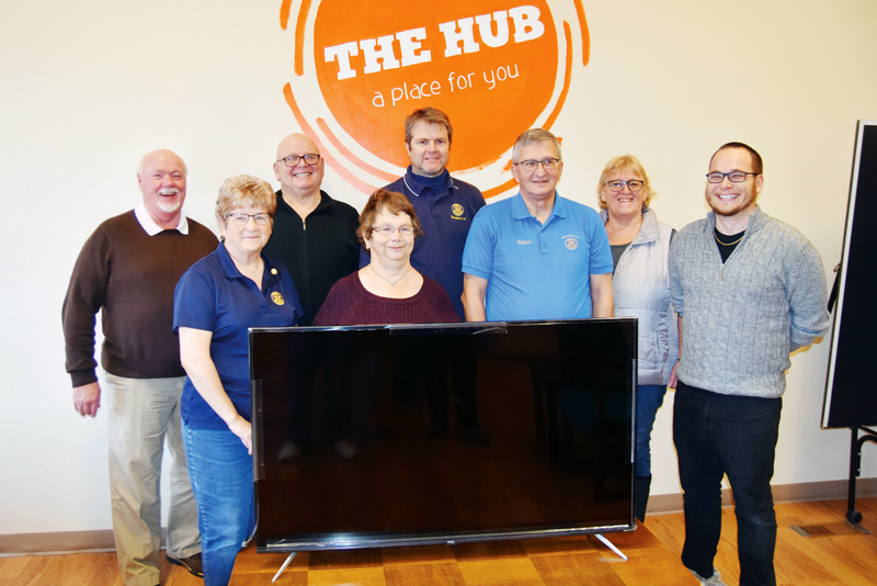 Rotary donates to The Hub