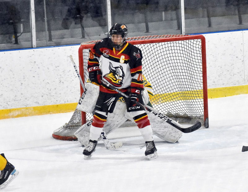 Cossette’s hat trick helps Vikings best Glens