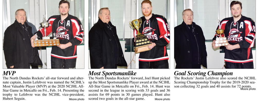 Rockets pick up awards at NCJHL All-Star Game