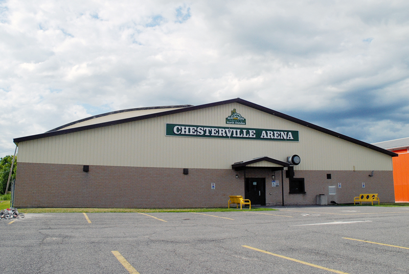 Ailing Chesterville arena compressor gets some TLC