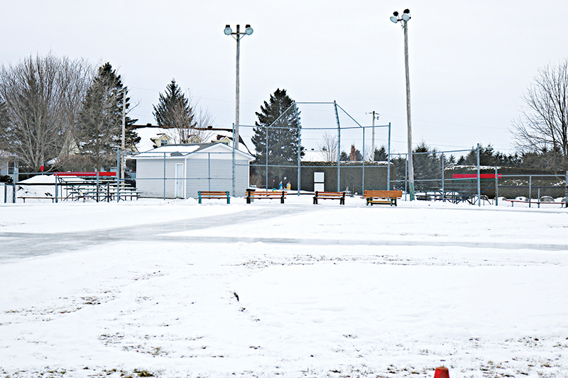 Getting ready to skate