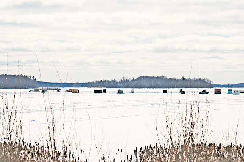 Winter Anglers on Hoople’s Creek