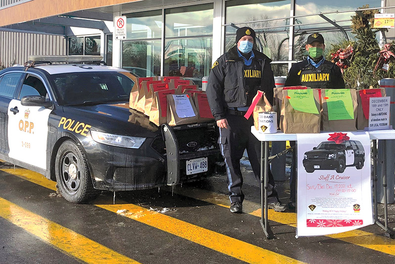 “Stuff a Cruiser” food drive results