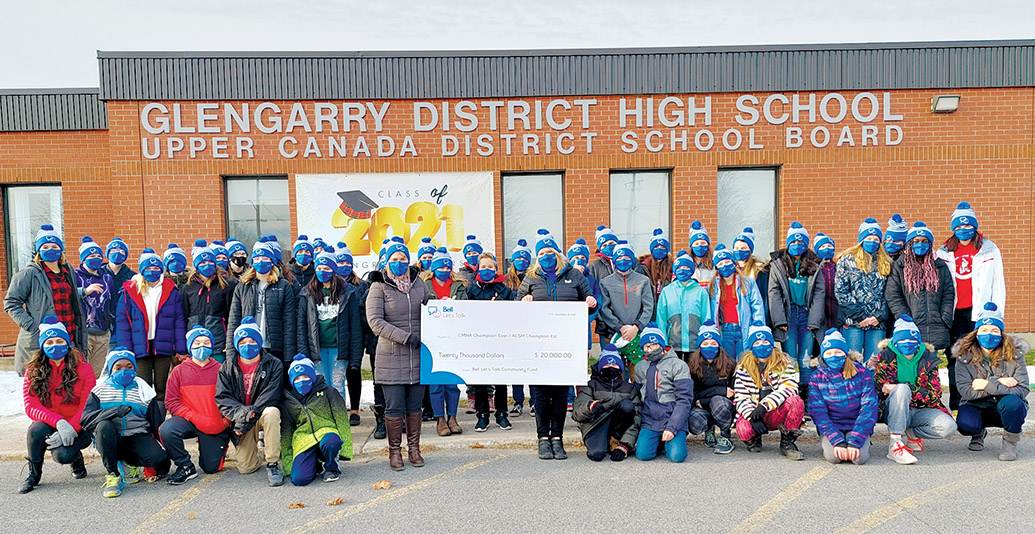 CMHA Champlain East receives a $20,000 Bell Let’s Talk Community Fund grant