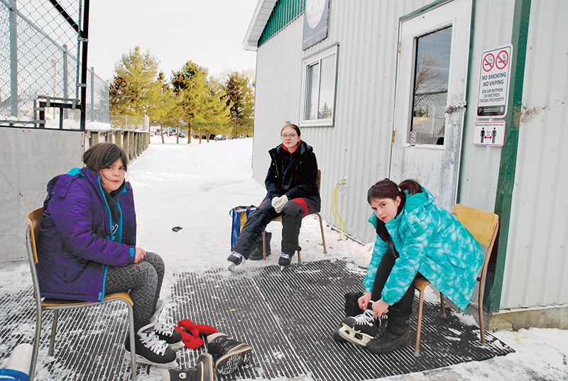 Fresh air, good ice and family