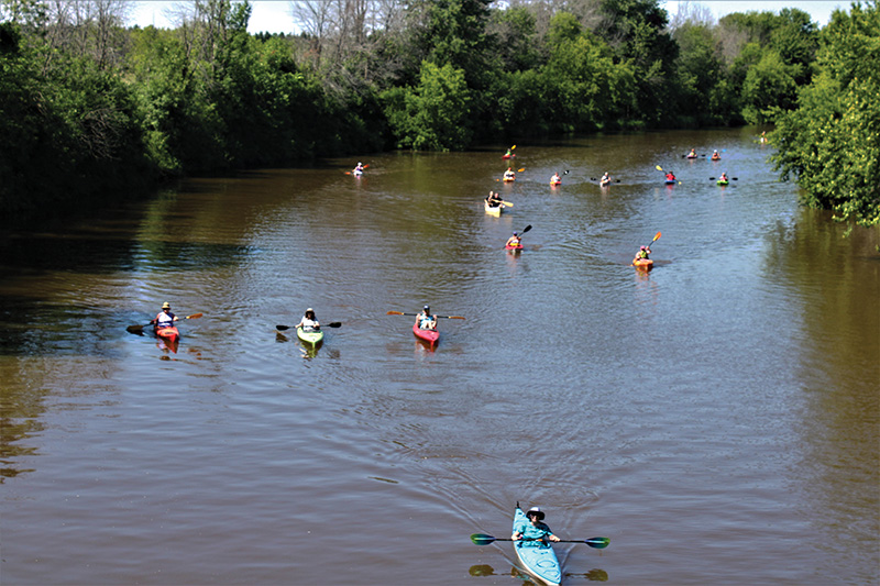 Perfect day for kayaking