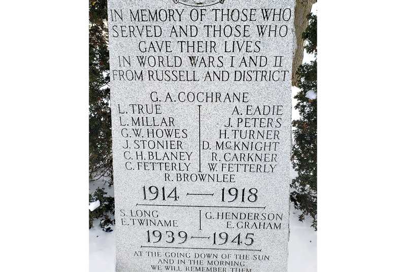 Russell author searches for stories about local First World War soldiers