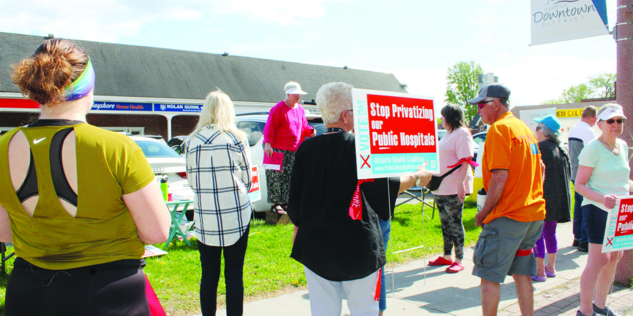 SDG/Cornwall Health Coalition holds rally