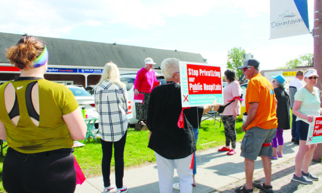 SDG/Cornwall Health Coalition holds rally