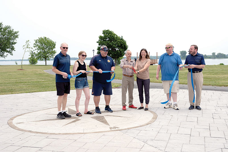 Ribbon cutting celebrates improvements to Morrisburg waterfront