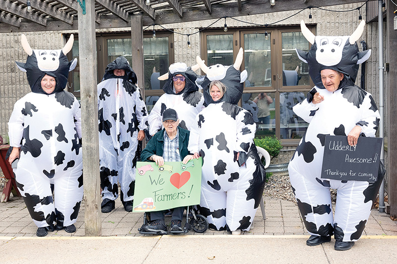 Reliving the good olde days during the Winchester Dairyfest’s tractor parade