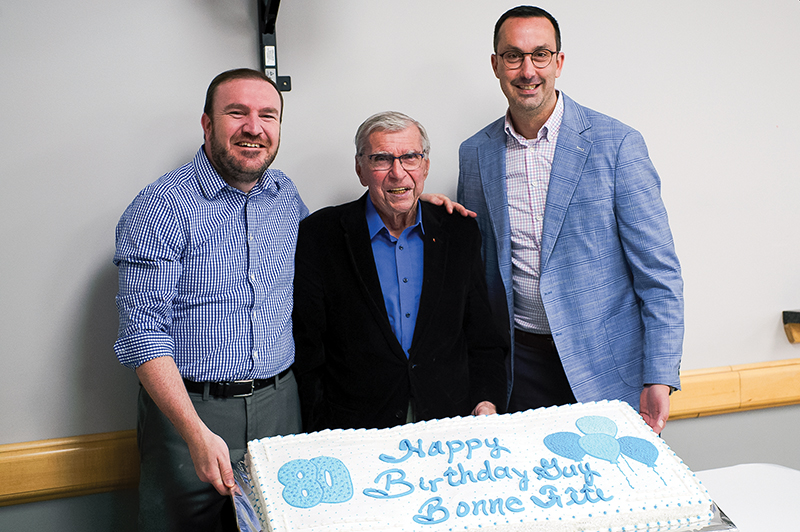 Former MP Guy Lauzon celebrates his 80th birthday with his people