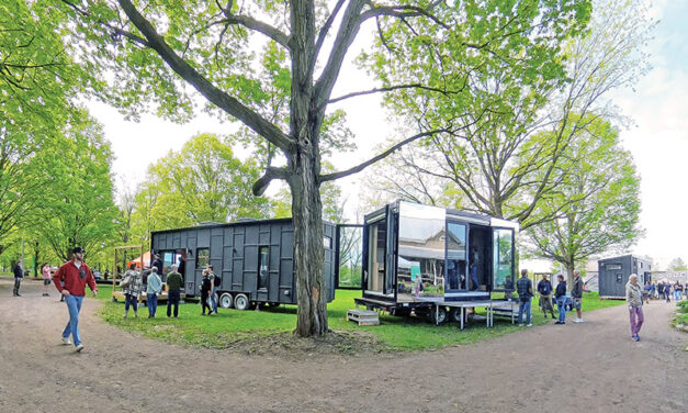 How much room do you really need? Tiny house show provides options