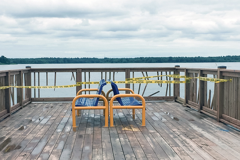 Senseless, malicious damage to Morrisburg waterfront park estimated at $19,000+