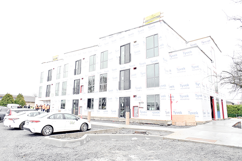 17-unit expansion to Morris Glen Court is ahead of schedule