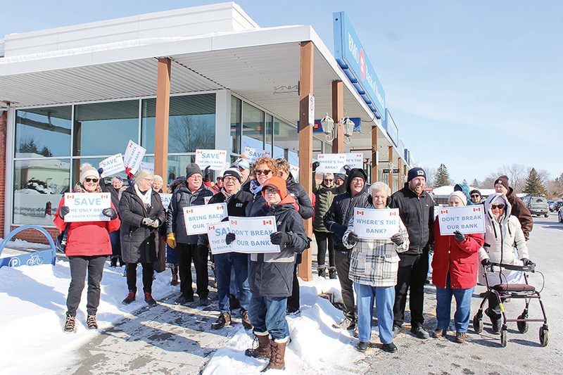 Raising awareness of bank closure