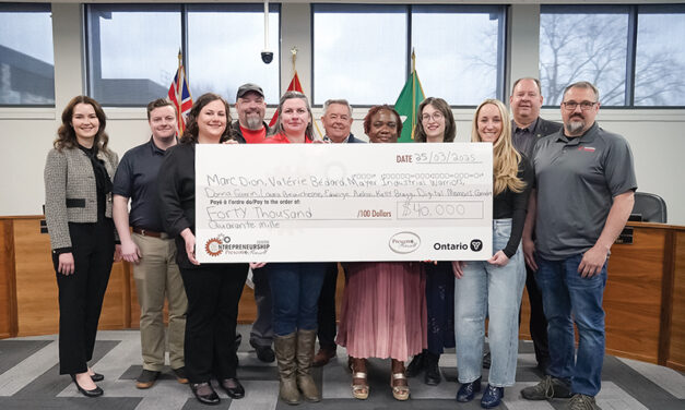 Recent graduates of Prescott-Russell Starter Company Plus program
