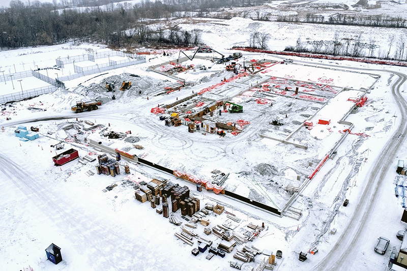 Russell Recreation Complex update: Construction continues on schedule
