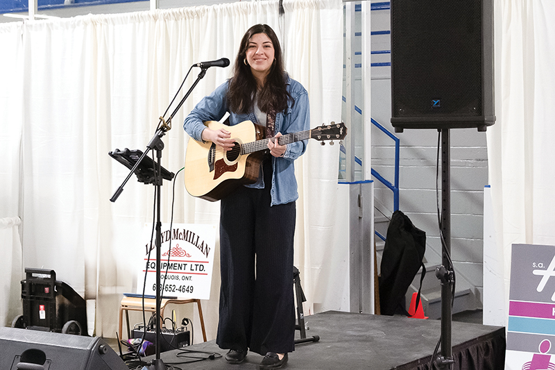Local singer/songwriter IssaBel