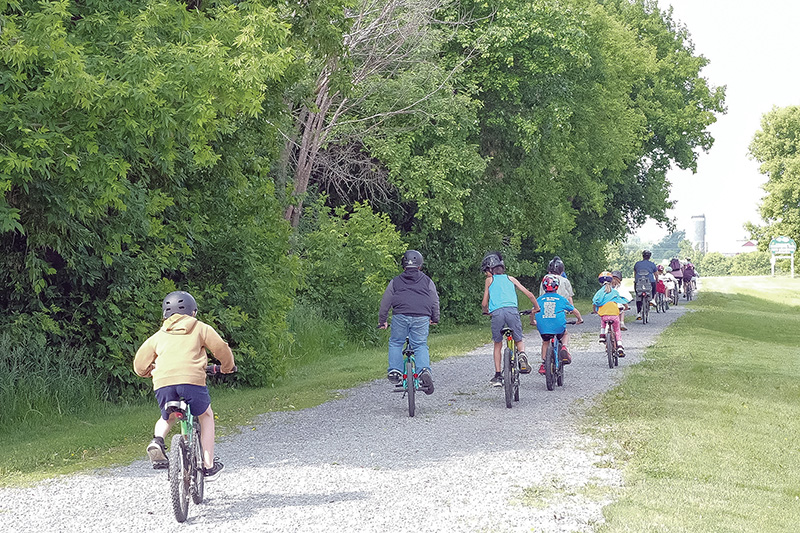 Bicycle rodeo at Notre Dame de Rosaire the best possible use of a beautiful June day