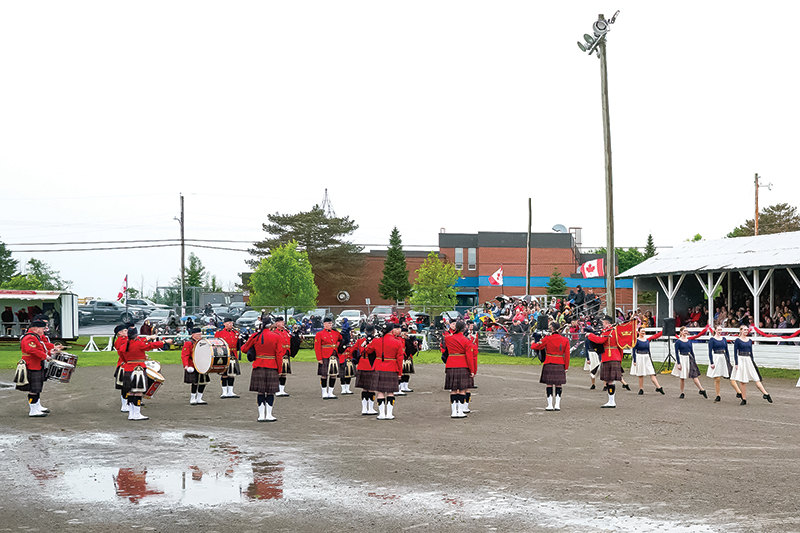 It would take more than rain to discourage fans of The RCMP Musical Ride in Metcalfe