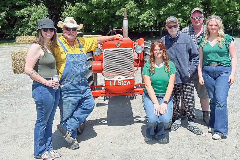 Tractor jamming for Father’s Day at Stanley’s Olde Maple Lane Farm