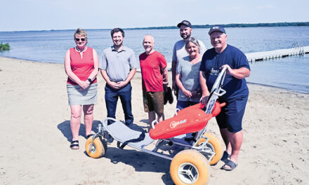 Addition of Beach Mats and MobiChair increases accessibility at Morrisburg beach