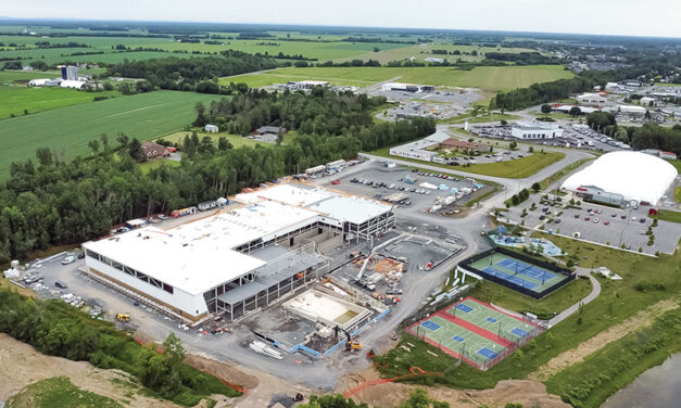 Every week the Russell Recreation Complex is another step closer to completion