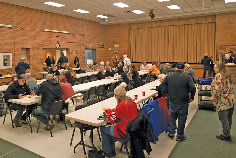 Iroquois firefighter pancake breakfast draws a large, hungry crowd