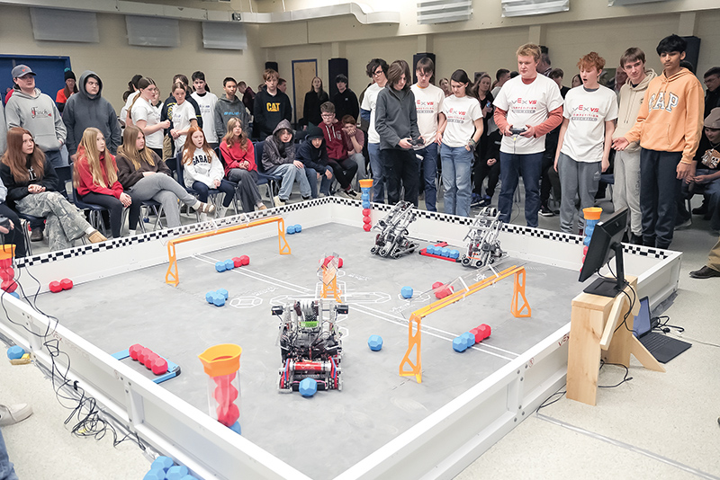 The future is now: North Dundas District High School hosts first robotics skills competition