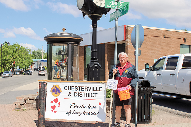 Chesterville Lions collect $2,390 for CHEO
