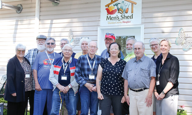 Dundas County Hospice celebrates completion of Men’s Shed